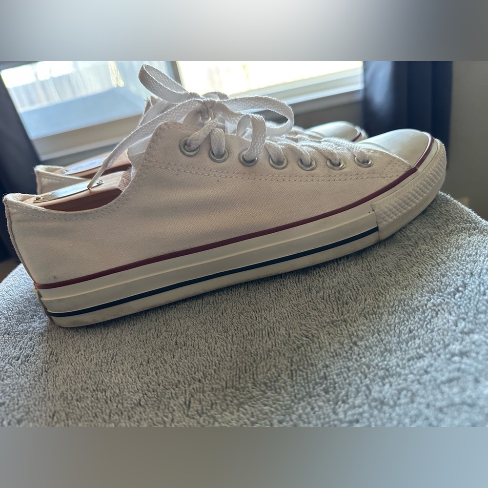 White Converse Chuck Taylor Low-Top Sneakers